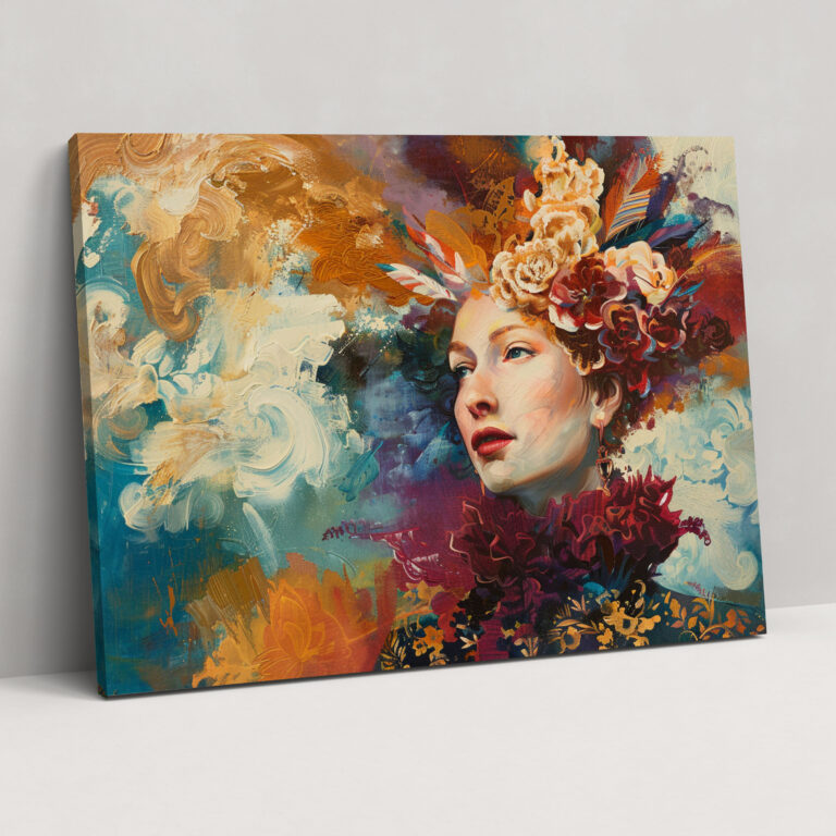 Baroque Style Painting Theatrical Figure Wall Art - Baroque, Baroque Style Painting, Canvas Print, Home Decoration