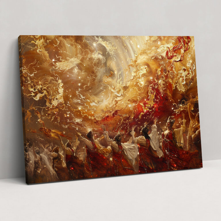 Baroque Style Painting Canvas Print - Baroque, Wall Art, Canvas Wall Art, Home Decoration