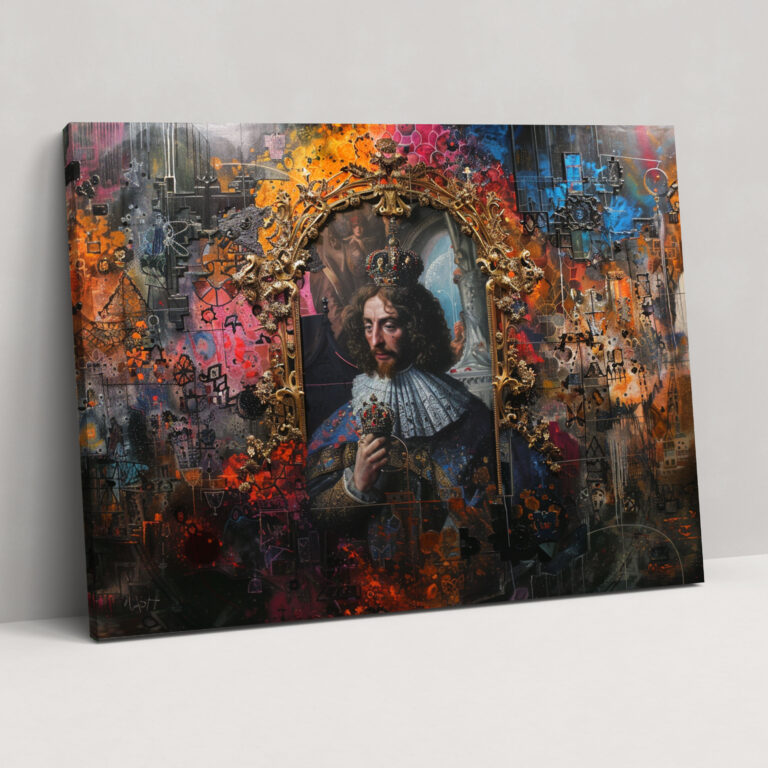 Baroque Style Painting Canvas Print - Baroque, Home Decoration, Wall Art, Wall Decoration