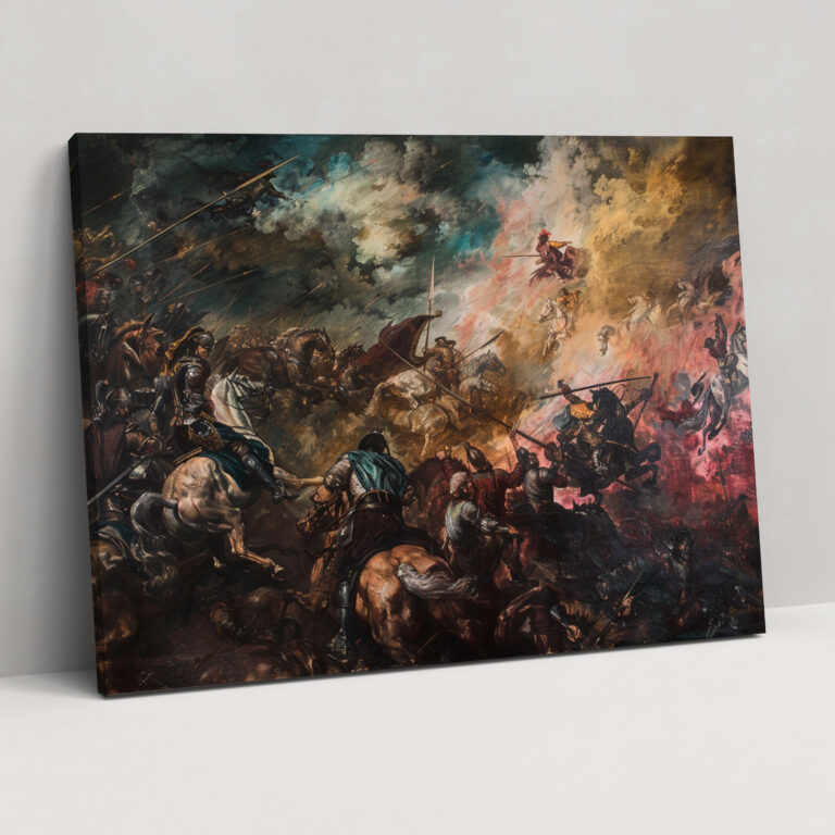 Baroque Style Painting Wall Decoration - Baroque, Canvas Wall Art, Canvas, Home Decoration