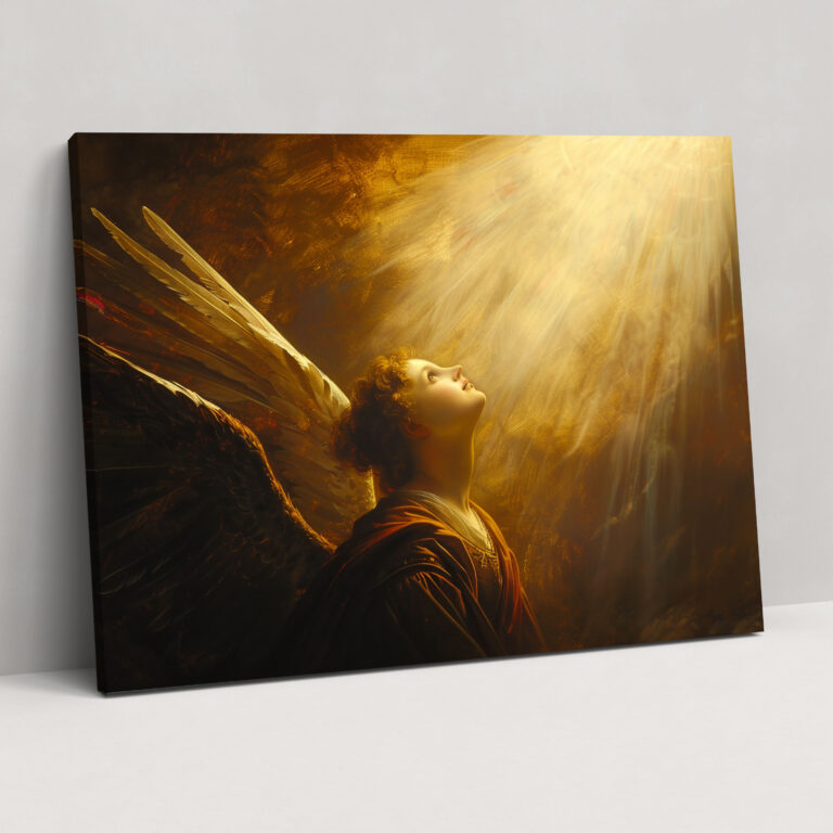 Baroque Style Painting Canvas Print - Baroque, Home Decoration, Wall Art, Canvas Print