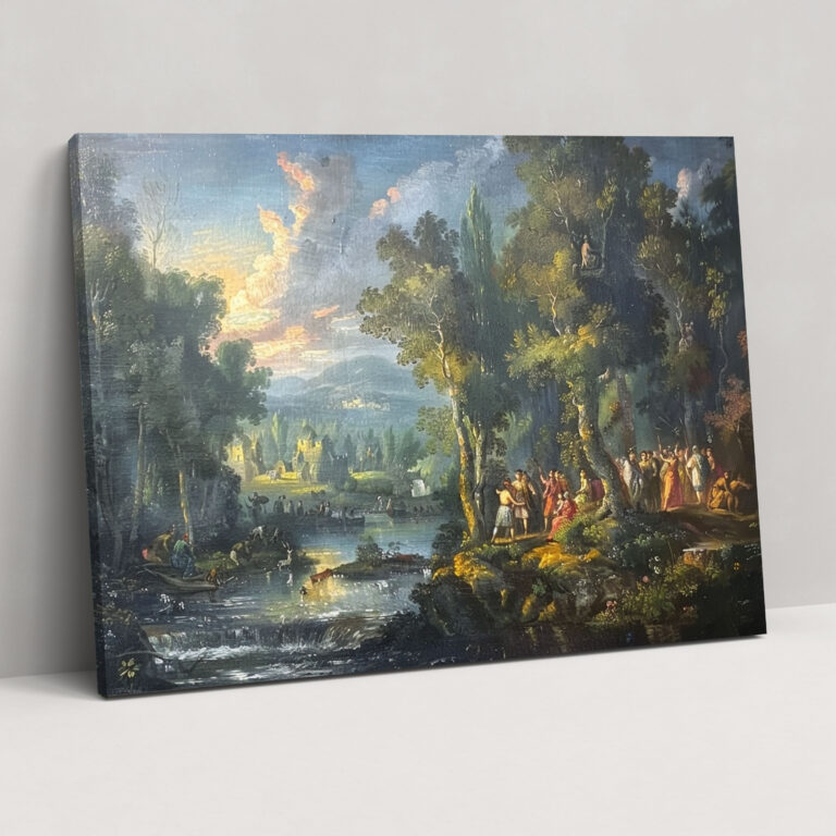 Mythological Gods Canvas Print - Baroque, Wall Art, Baroque Style Painting, Home Decoration