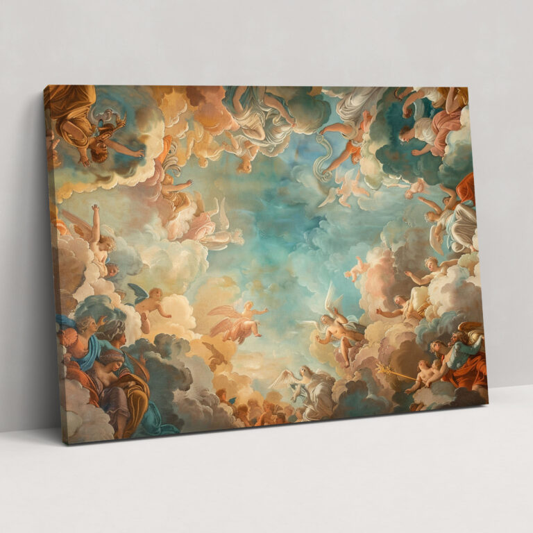 Baroque Style Painting Wall Decoration - Baroque, Baroque Style Painting, Wall Decoration, Gods And Goddesses
