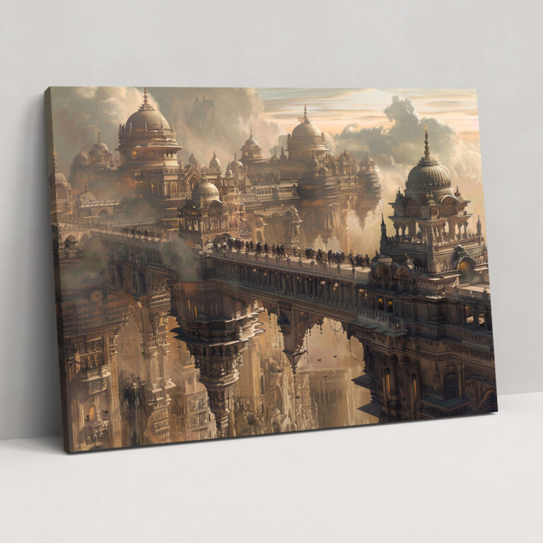 Baroque Style Painting Canvas Wall Art - Baroque, Domes, Grandeur, Baroque Style Painting