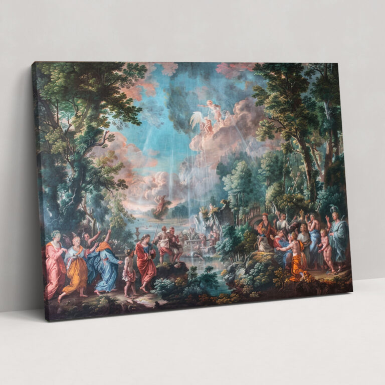 Baroque Style Painting Mythological Canvas Print - Baroque, Wall Art, Canvas, Home Decoration