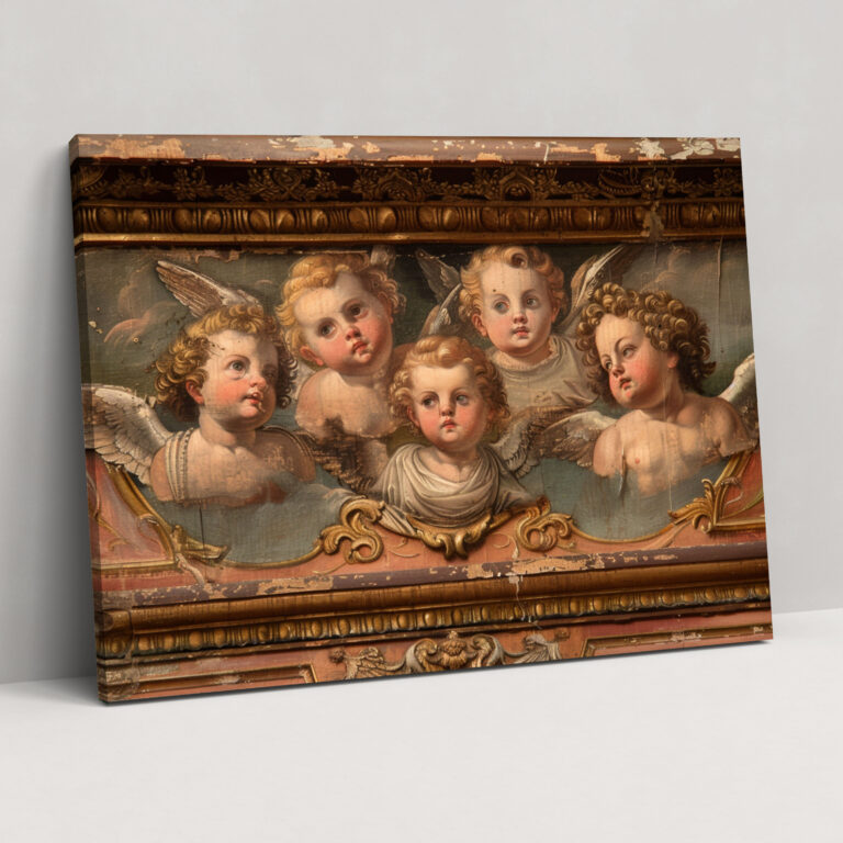 Baroque Style Painting Religious Iconography Wall Decoration - Baroque, Canvas, Wall Decoration, Baroque Style Painting
