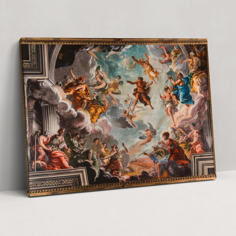 Baroque Style Painting Canvas Print - Baroque, Wall Decoration, Canvas, Baroque Style Painting