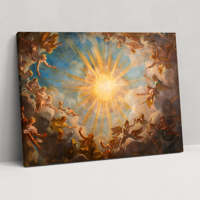 Baroque Style Painting Wall Art - Baroque, Baroque Style Painting, Canvas, Canvas Wall Art