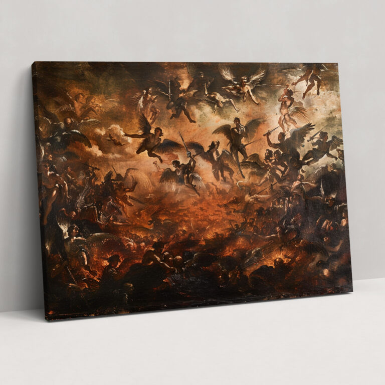 Baroque Style Painting Wall Art - Baroque, Baroque Style Painting, Canvas Wall Art, Home Decoration