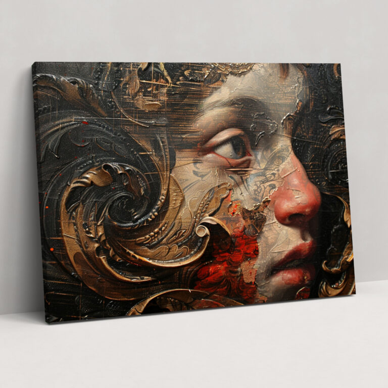 Baroque Style Painting Canvas Print - Baroque, Baroque Style Painting, Wall Decoration, Canvas Print