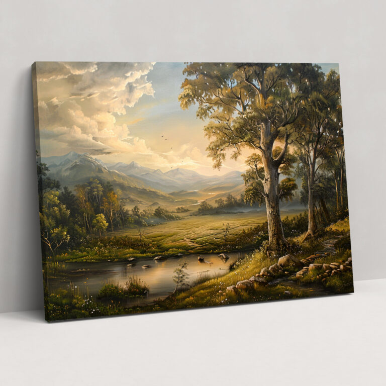 Baroque Style Painting Wall Art - Baroque, Home Decoration, Canvas Wall Art, Canvas