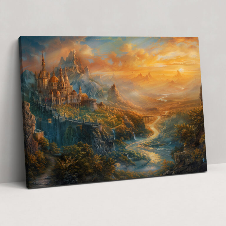Baroque Style Painting Canvas Print - Baroque, Baroque Style Painting, Canvas Wall Art, Wall Decoration
