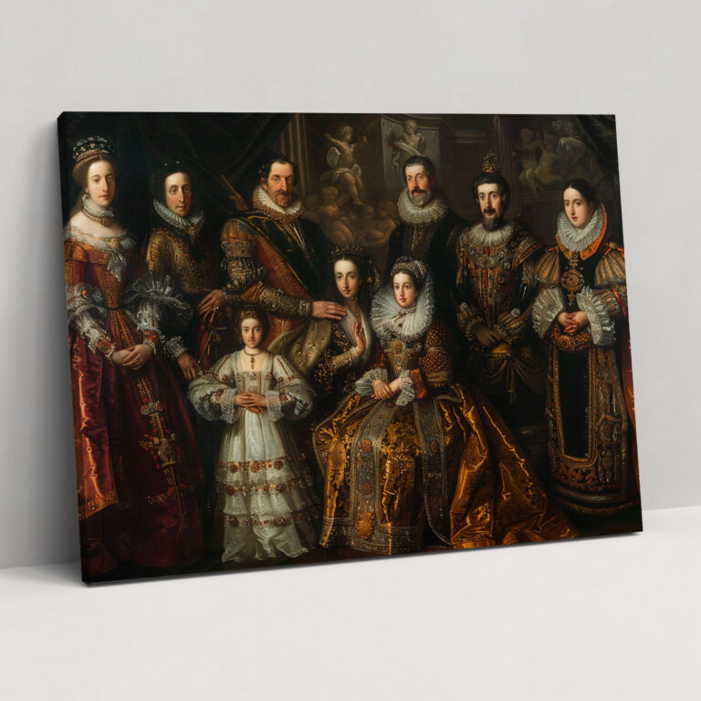 Baroque Style Painting Wall Art - Baroque, Canvas, Canvas Wall Art, Wall Art