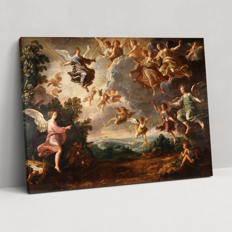 Baroque Style Painting Canvas Print - Baroque, Canvas Wall Art, Wall Decoration, Home Decoration