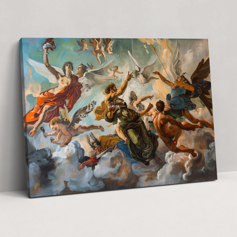 Baroque Style Painting Wall Art - Baroque, Home Decoration, Baroque Style Painting, Wall Decoration