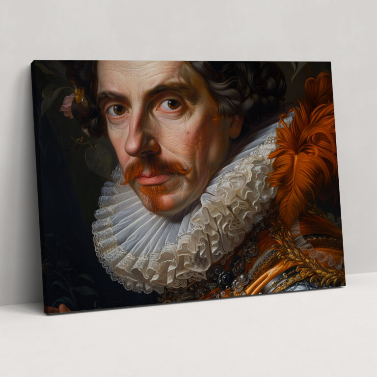 Baroque Style Painting Canvas Print - Baroque, Canvas Wall Art, Wall Art, Baroque Style Painting
