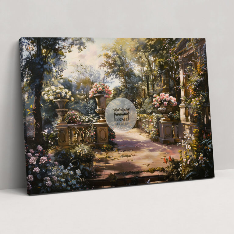 Baroque Style Painting Canvas Print - Baroque, Home Decoration, Canvas, Baroque Style Painting