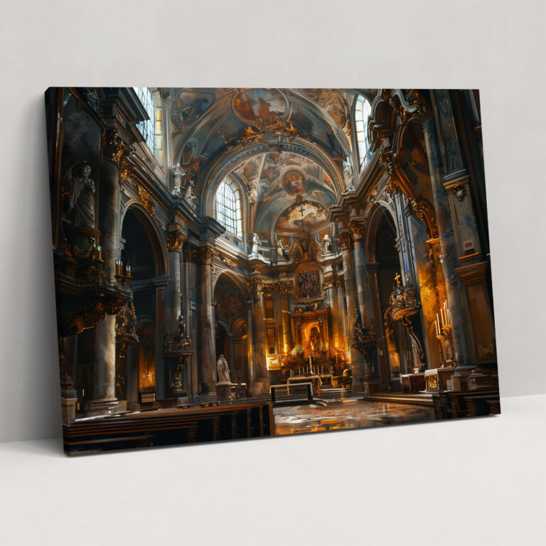 Baroque Style Painting Wall Art - Baroque, Baroque Style Painting, Canvas Wall Art, Canvas