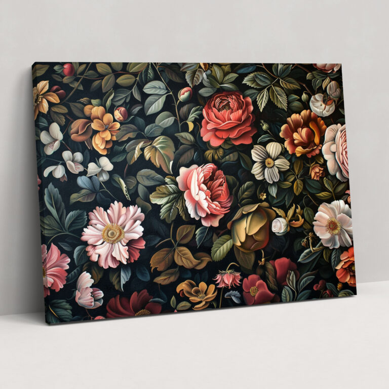 Baroque Style Painting Canvas Print - Baroque, Wall Decoration, Canvas Wall Art, Canvas