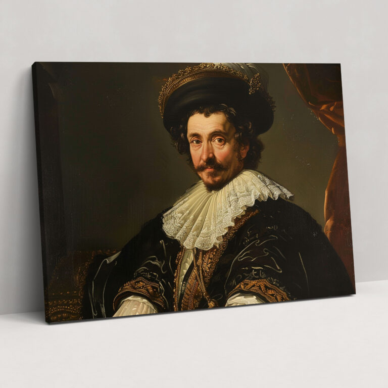 Baroque Style Painting Canvas Print - Baroque, Home Decoration, Baroque Style Painting, Canvas
