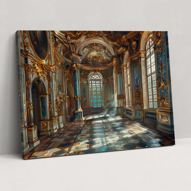 Baroque Style Painting Canvas Print - Baroque, Baroque Style Painting, Canvas, Canvas Wall Art