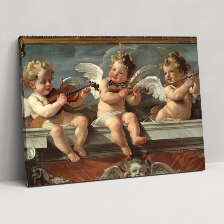 Baroque Style Painting Canvas Print - Baroque, Canvas, Wall Art, Home Decoration