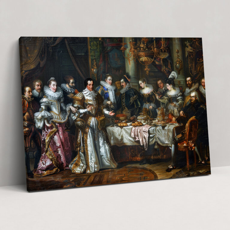 Baroque Style Painting Wall Art - Baroque, Wall Decoration, Canvas, Home Decoration