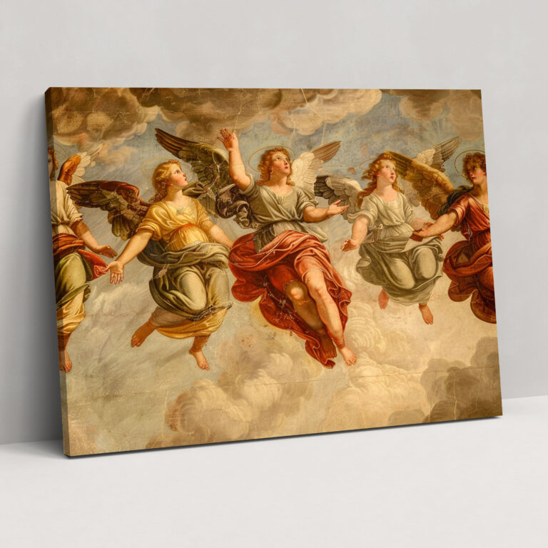 Baroque Style Painting Canvas Print - Baroque, Canvas Wall Art, Baroque Style Painting, Home Decoration