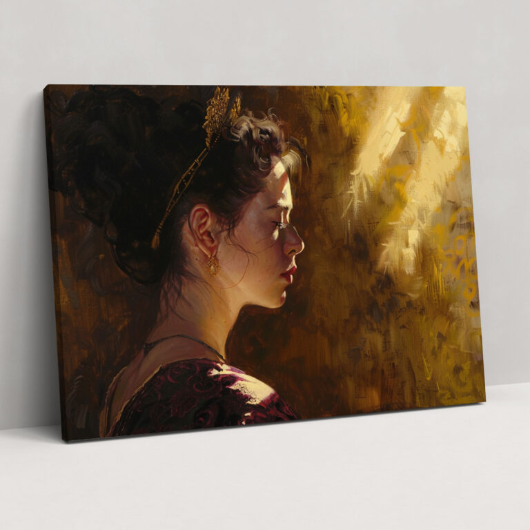 Baroque Style Painting Canvas Print - Baroque, Wall Decoration, Baroque Style Painting, Home Decoration