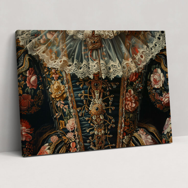 Baroque Style Painting Canvas Print - Baroque, Wall Decoration, Canvas Print, Canvas