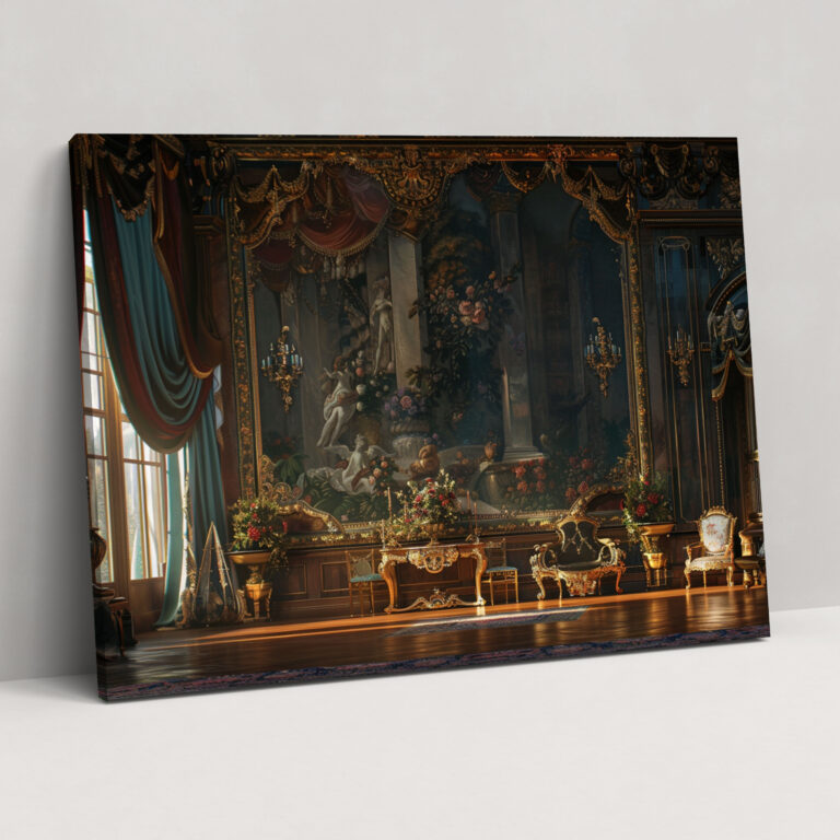 Baroque Style Painting Wall Art - Baroque, Canvas, Canvas Wall Art, Wall Decoration