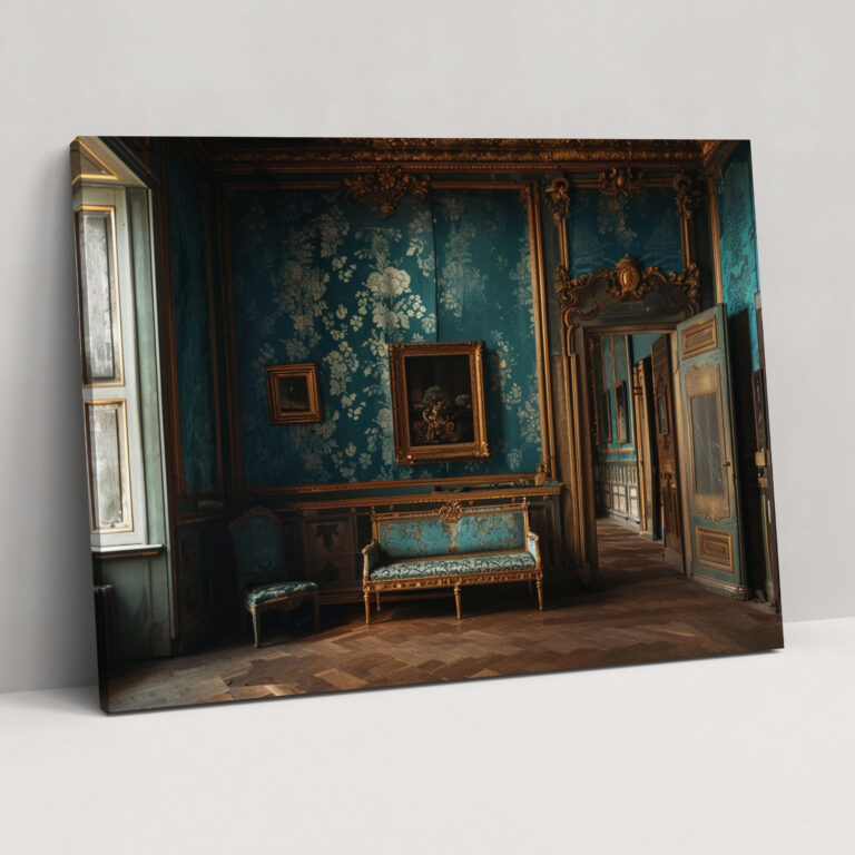 Baroque Style Painting Canvas Print - Baroque, Wall Decoration, Home Decoration, Canvas Print