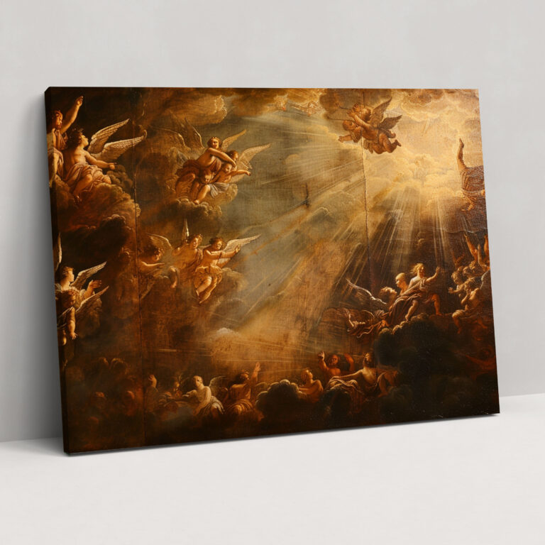 Baroque Style Painting Canvas Print - Baroque, Baroque Style Painting, Canvas Wall Art, Wall Decoration