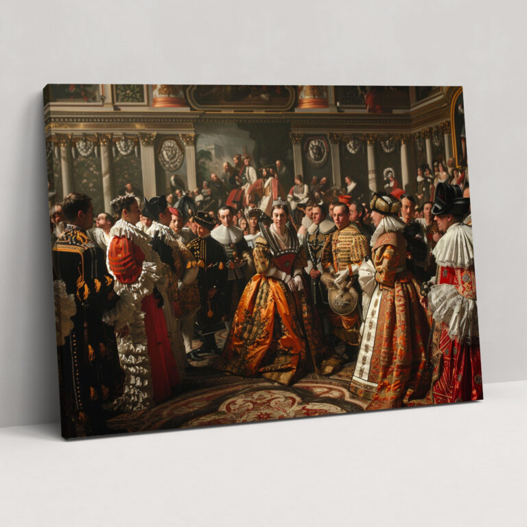 Baroque Style Painting Wall Art - Baroque, Wall Art, Canvas, Wall Decoration