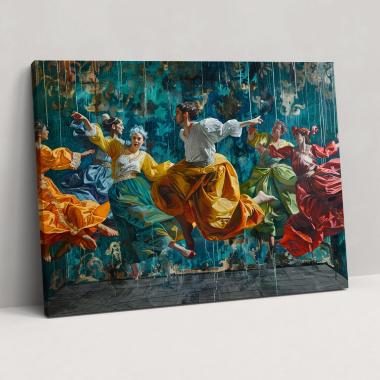 Baroque Style Painting Wall Art - Baroque, Canvas, Wall Decoration, Baroque Style Painting