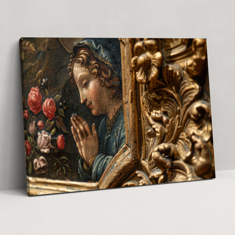 Baroque Style Painting Canvas Print - Baroque, Wall Decoration, Wall Art, Baroque Style Painting