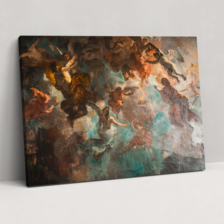 Mythological Baroque Style Wall Art - Baroque, Baroque Style Painting, Canvas, Wall Art