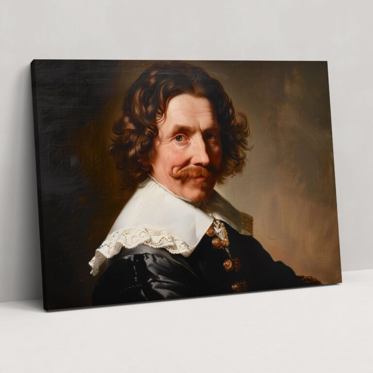 Baroque Style Painting Canvas Print - Baroque, Wall Decoration, Canvas, Canvas Wall Art