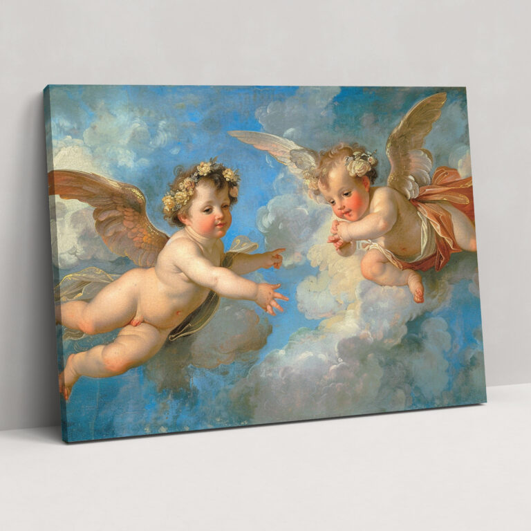 Baroque Style Painting Canvas Print - Baroque, Baroque Style Painting, Wall Art, Canvas Wall Art
