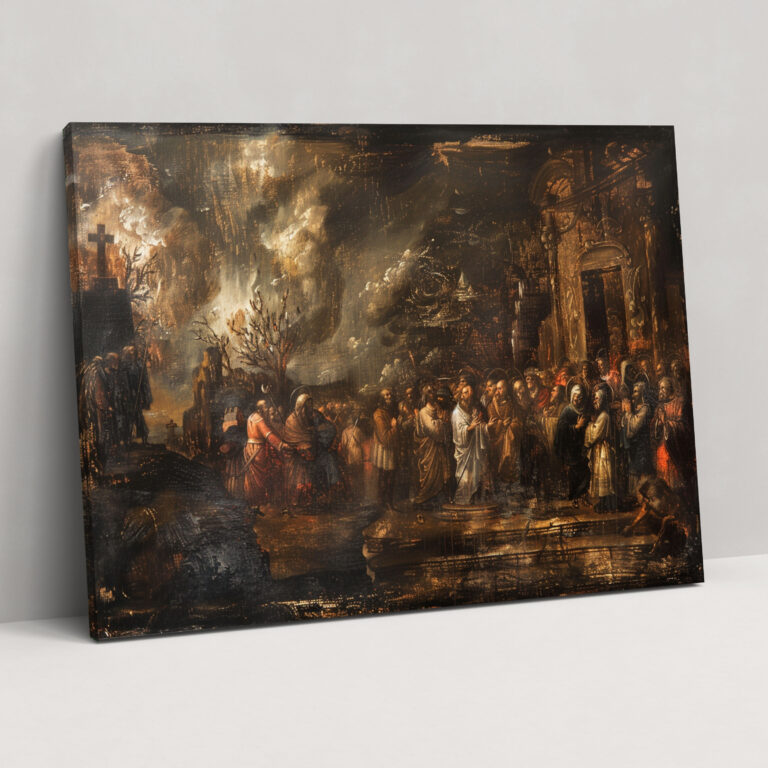 Baroque Style Painting Wall Art - Baroque, Baroque Style Painting, Wall Art, Wall Decoration