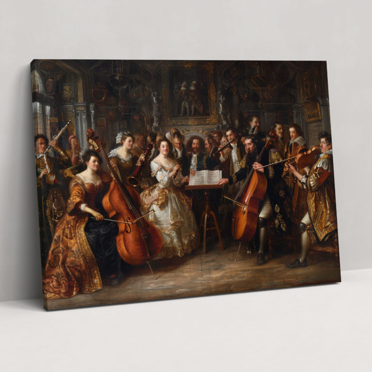 Baroque Style Painting Canvas Print - Baroque, Canvas Wall Art, Canvas, Wall Decoration
