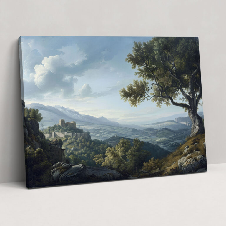 Baroque Style Painting Canvas Print - Baroque, Wall Decoration, Canvas, Baroque Style Painting