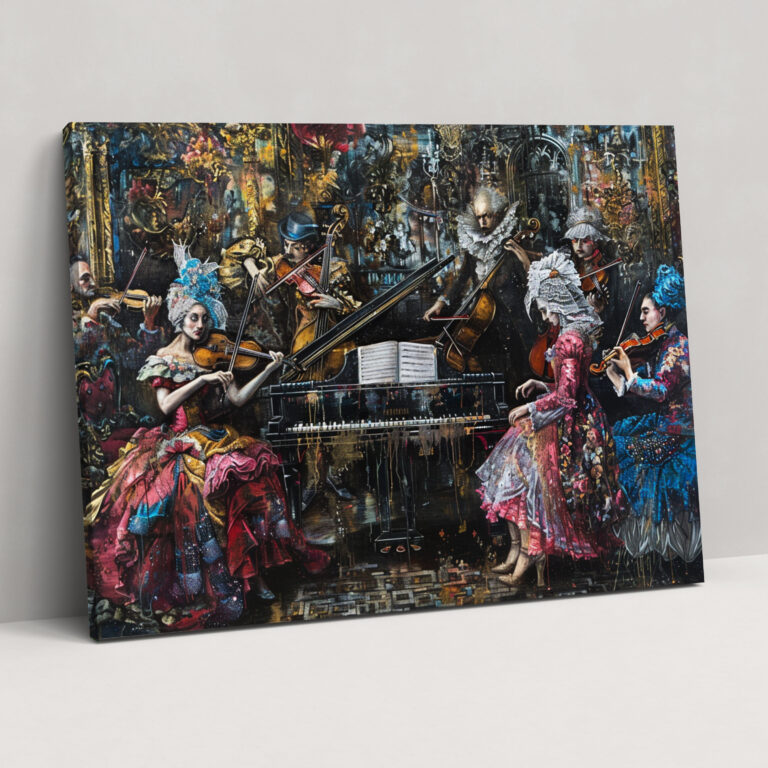Baroque Style Painting Wall Decoration - Baroque, Baroque Style Painting, Canvas, Wall Decoration