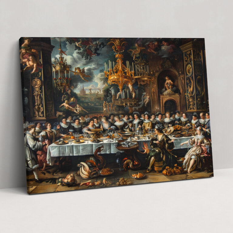 Baroque Style Painting Canvas Print - Baroque, Baroque Style Painting, Canvas Print, Canvas Wall Art
