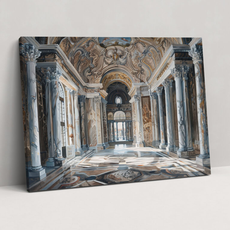 Baroque Style Painting Wall Art - Baroque, Home Decoration, Wall Art, Canvas