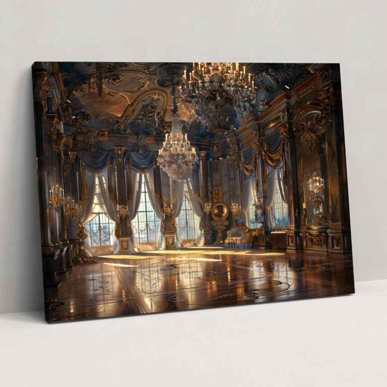 Baroque Style Painting Canvas Print - Baroque, Canvas Print, Home Decoration, Wall Decoration