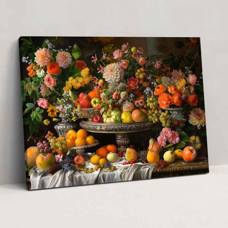 Ornate Still Life Wall Art - Baroque, Wall Art, Canvas Wall Art, Canvas Print