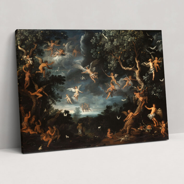 Mythical Battle Wall Art - Baroque, Baroque Style Painting, Canvas Wall Art, Canvas Print