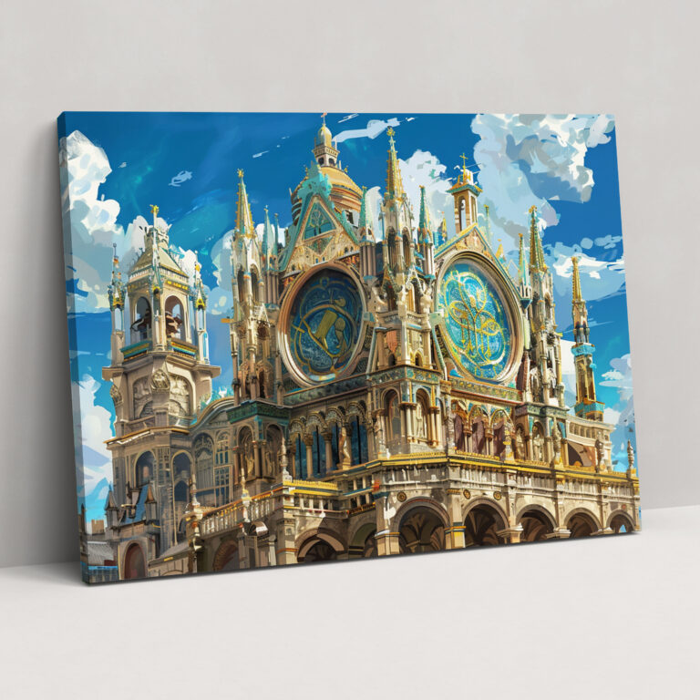 Majestic Cathedral Wall Art - Baroque, Home Decoration, Canvas, Wall Art