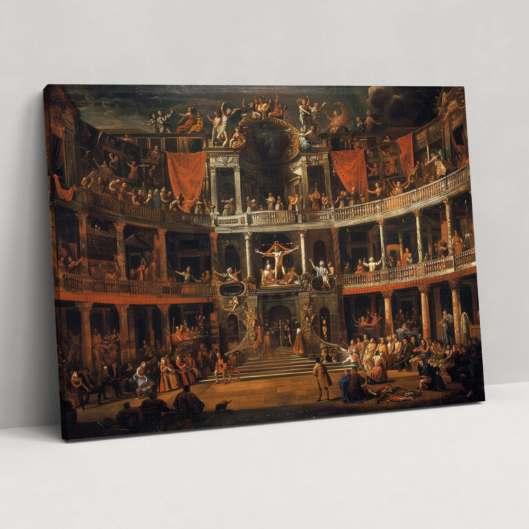 Opera House Performance Wall Art - Baroque, Wall Art, Home Decoration, Baroque Style Painting